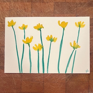 Flowers Original Watercolor Painting