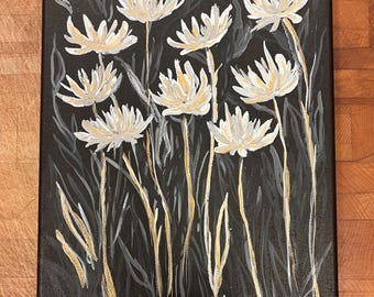 Original Bouquet Painting in Acrylic