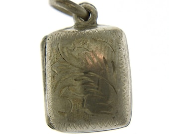 Georgia State Charm Antiqued Sterling Silver Georgia State Charm Antiqued Sterling Silver