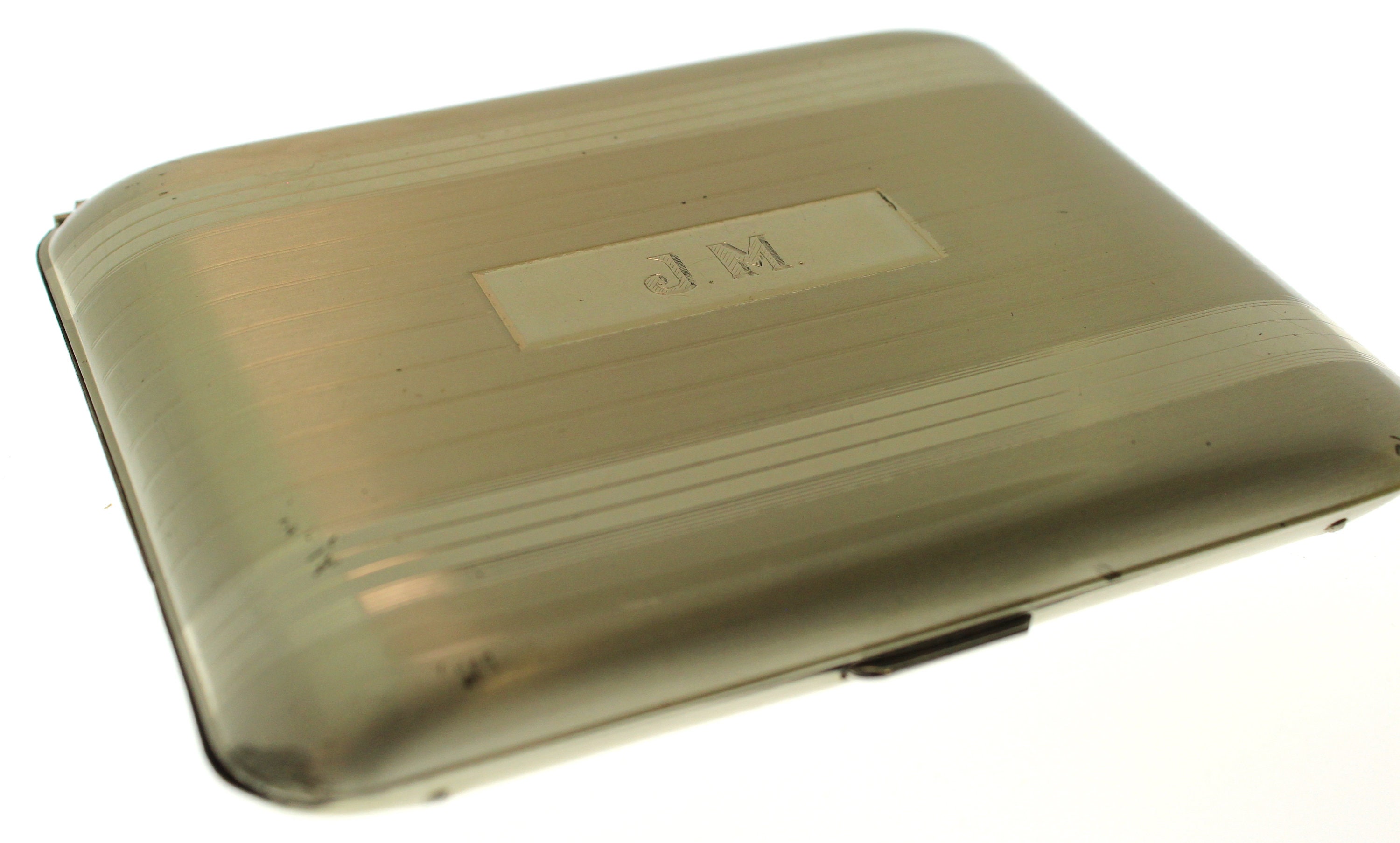 cigarette cases metal GERMANUS Cigarette Case Basis, made of metal, silver chrome