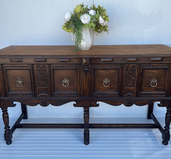 Antique Buffet and Sideboard Vintage Sideboard Berkey and Etsy