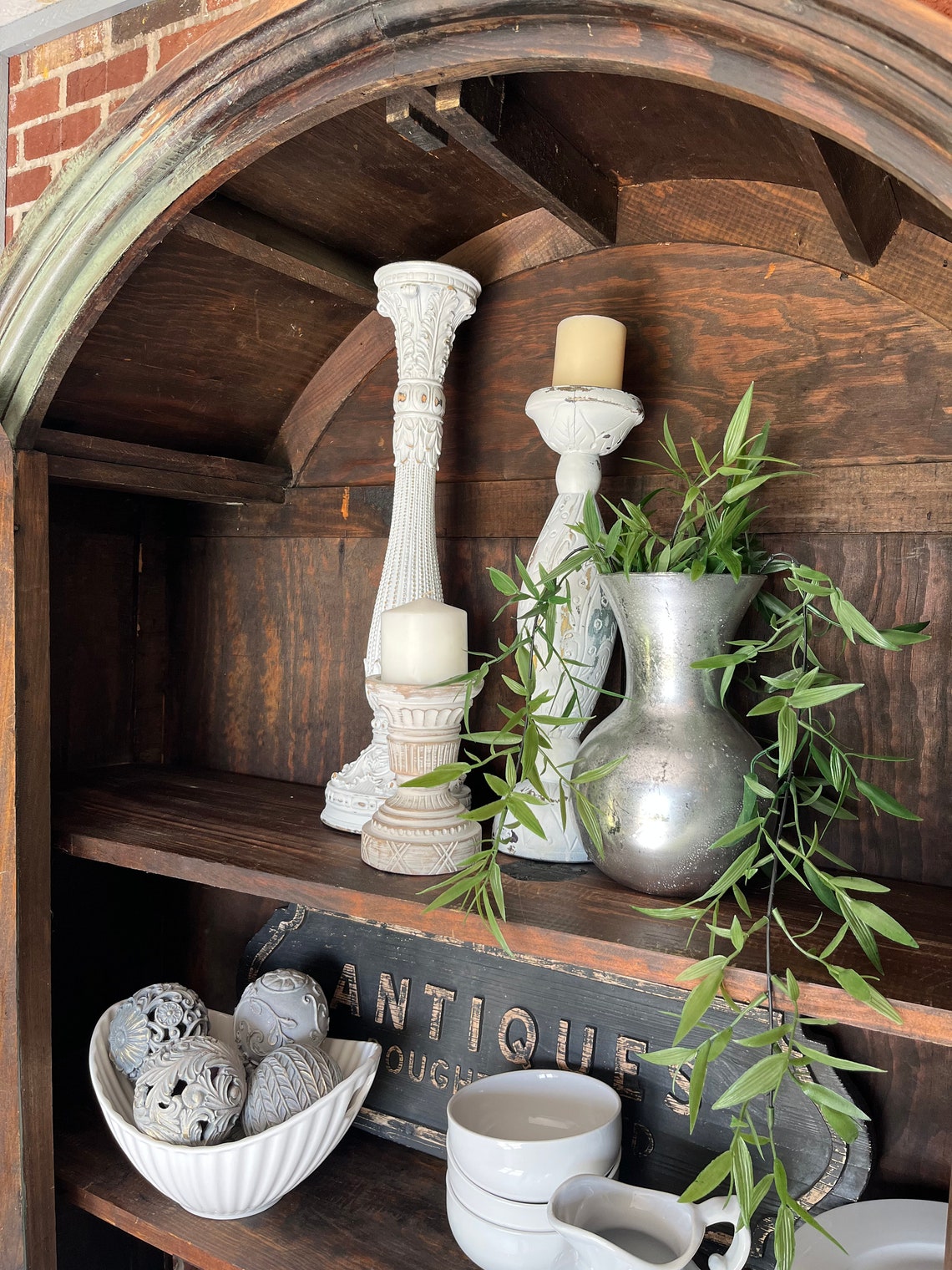 Rustic Hutch Primitive Hutch Spanish Style Vintage Etsy