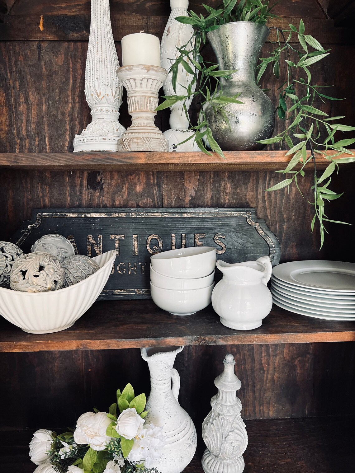 Rustic Hutch Primitive Hutch Spanish Style Vintage Etsy