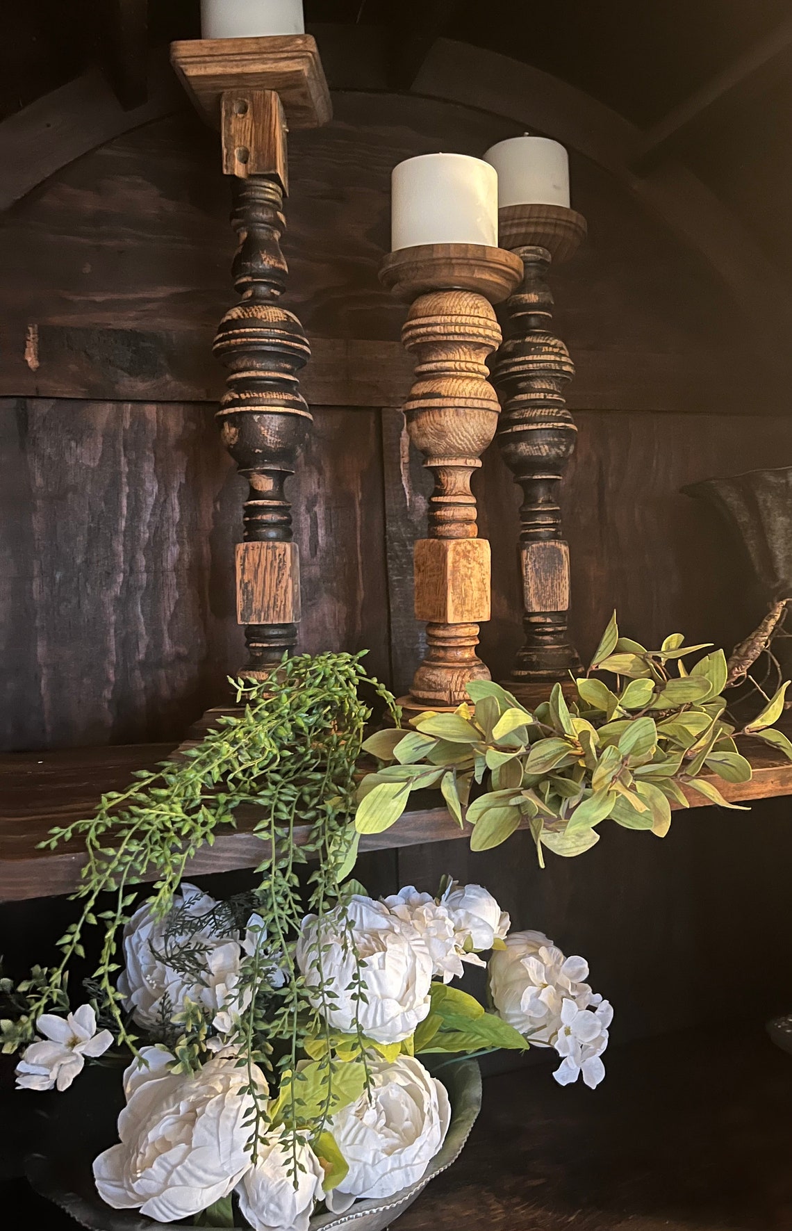 Rustic Hutch Primitive Hutch Spanish Style Vintage Etsy