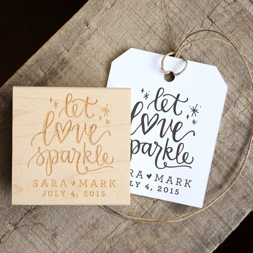 Wedding Sparkler Tag Let Love Sparkle Tags Printable Wedding - Etsy