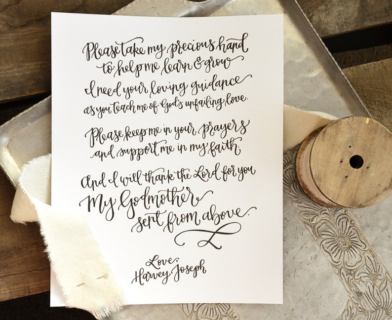 Godparents Poem PRINTABLE Will You Be My Godmother Printable Etsy