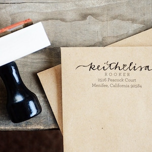 Custom Personalized Address Rubber Stamp