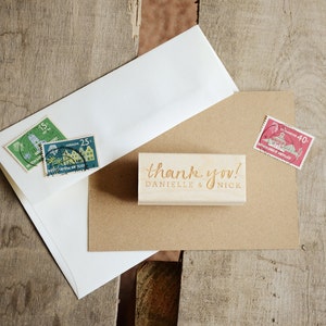 Personalized Thank You Rubber Stamp image 4