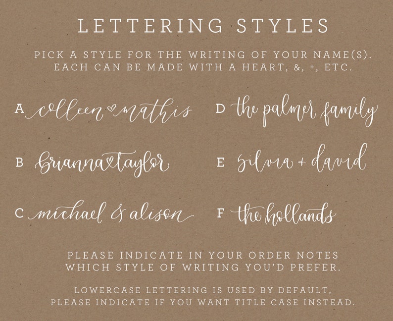 Names with Wedding Date or Last Name Personalized Handwritten Calligraphy and Digital Text Rubber Stamp