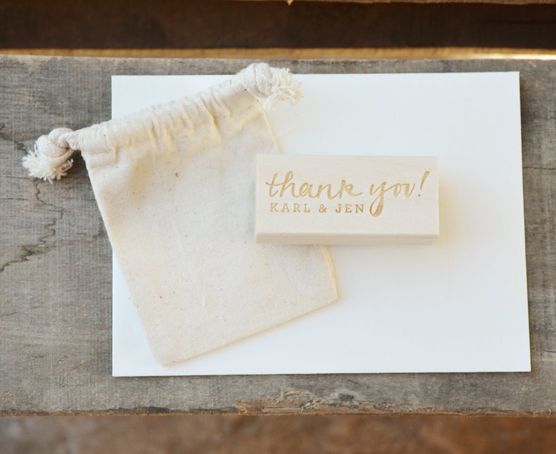 Personalized Thank You Rubber Stamp image 5