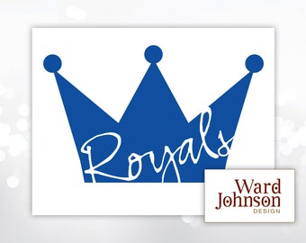 Digital File - Royals Graphic for Iron-On or Vinyl Decal