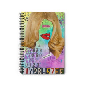 Colorful Spiral Notebook - 80&#39;s Design with a Fun Vibe