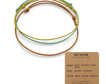 Colorful Stackable Bracelet Set