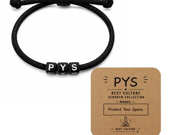 Protect Your Space (PYS) Adjustable Paracord Bracelet