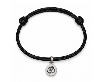 Stainless Steel Ohm Adjustable Paracord Bracelet