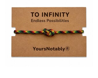 Rasta Colors To Infinity Bracelet – Endless Possibilities