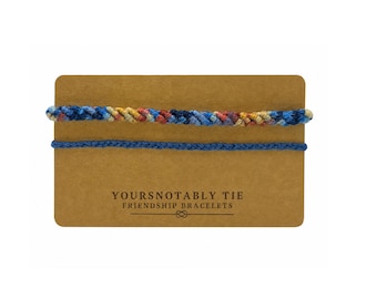 Conjunto de pulseras de la amistad para atar
