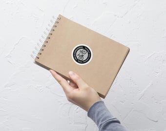 CircularWonders Pedal Through Life Wonders Die-cut sticker