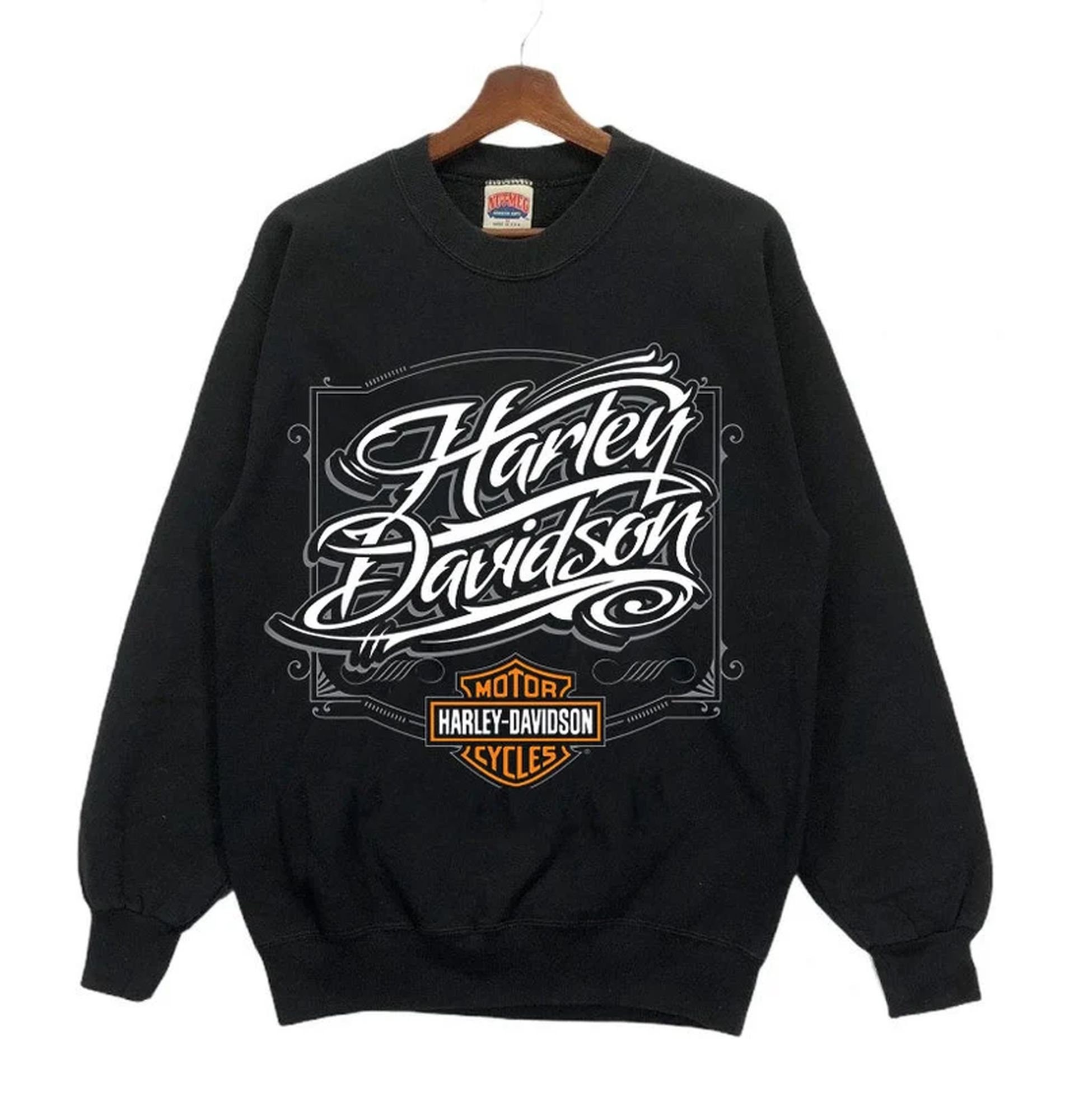 Harley Davidson Motor Cycles Crewneck / Reworked Brand New Champion