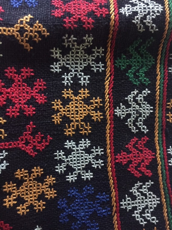 Handmade from Thailand, cross stitch, zippered fa… - image 3
