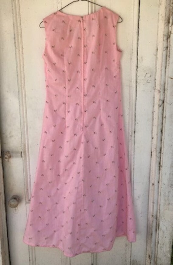 Vintage sleeveless summer dress--tea length - image 7