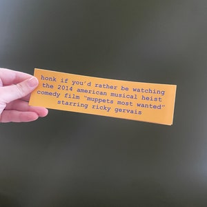 Sticker pour voiture Le personnage le plus recherché des Muppets