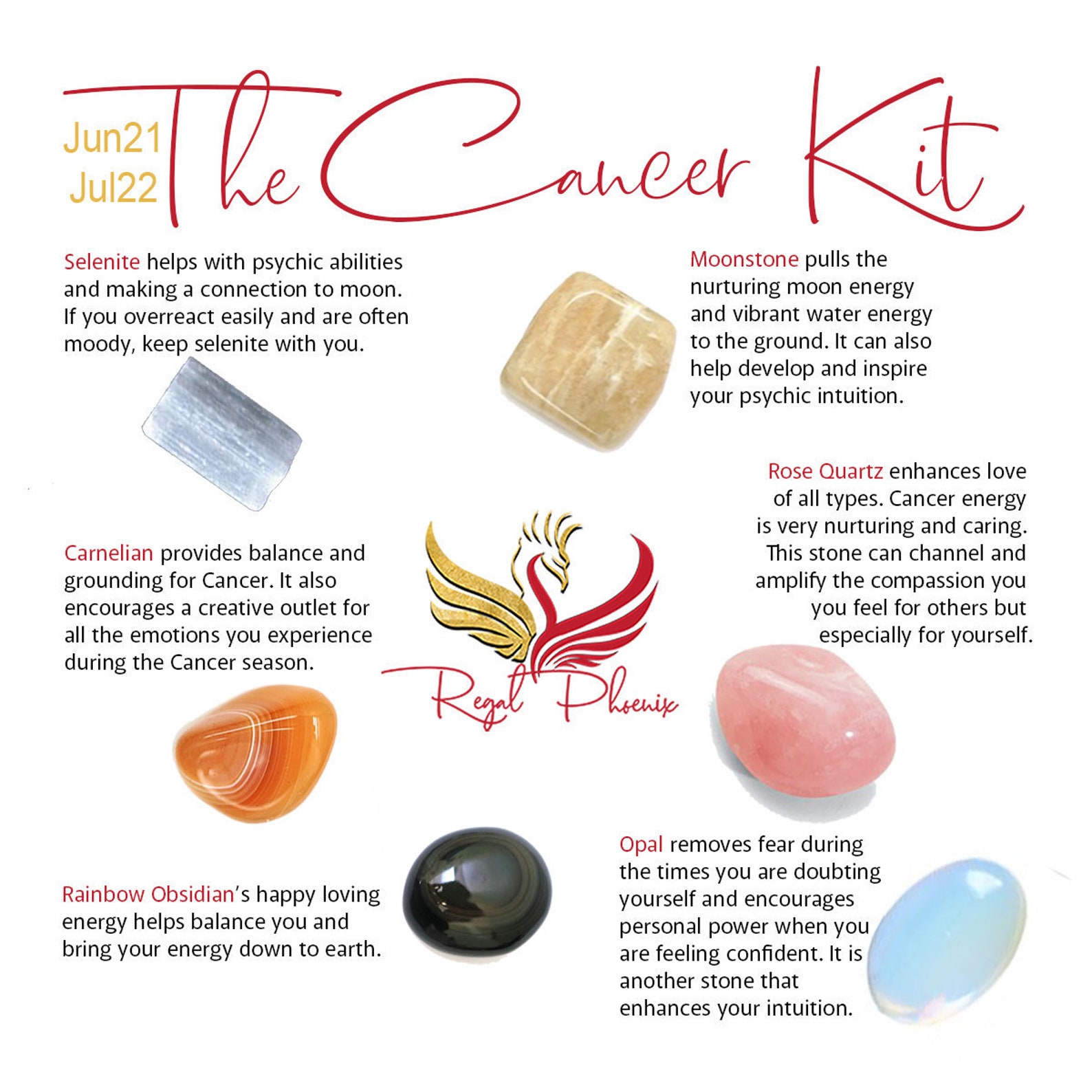 The Cancer zodiac Kit Etsy