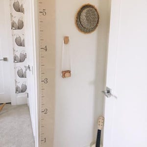 Canvas Growth Chart for Kids – Foldable Baby Height Ruler Heirloom Gift for Nursery & Children image 2