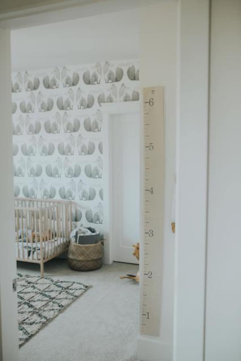 Canvas Growth Chart for Kids – Foldable Baby Height Ruler Heirloom Gift for Nursery & Children image 10