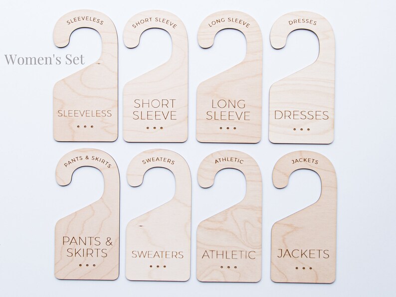 Wooden Closet Dividers for Adult Clothing Styles Wardrobe Etsy