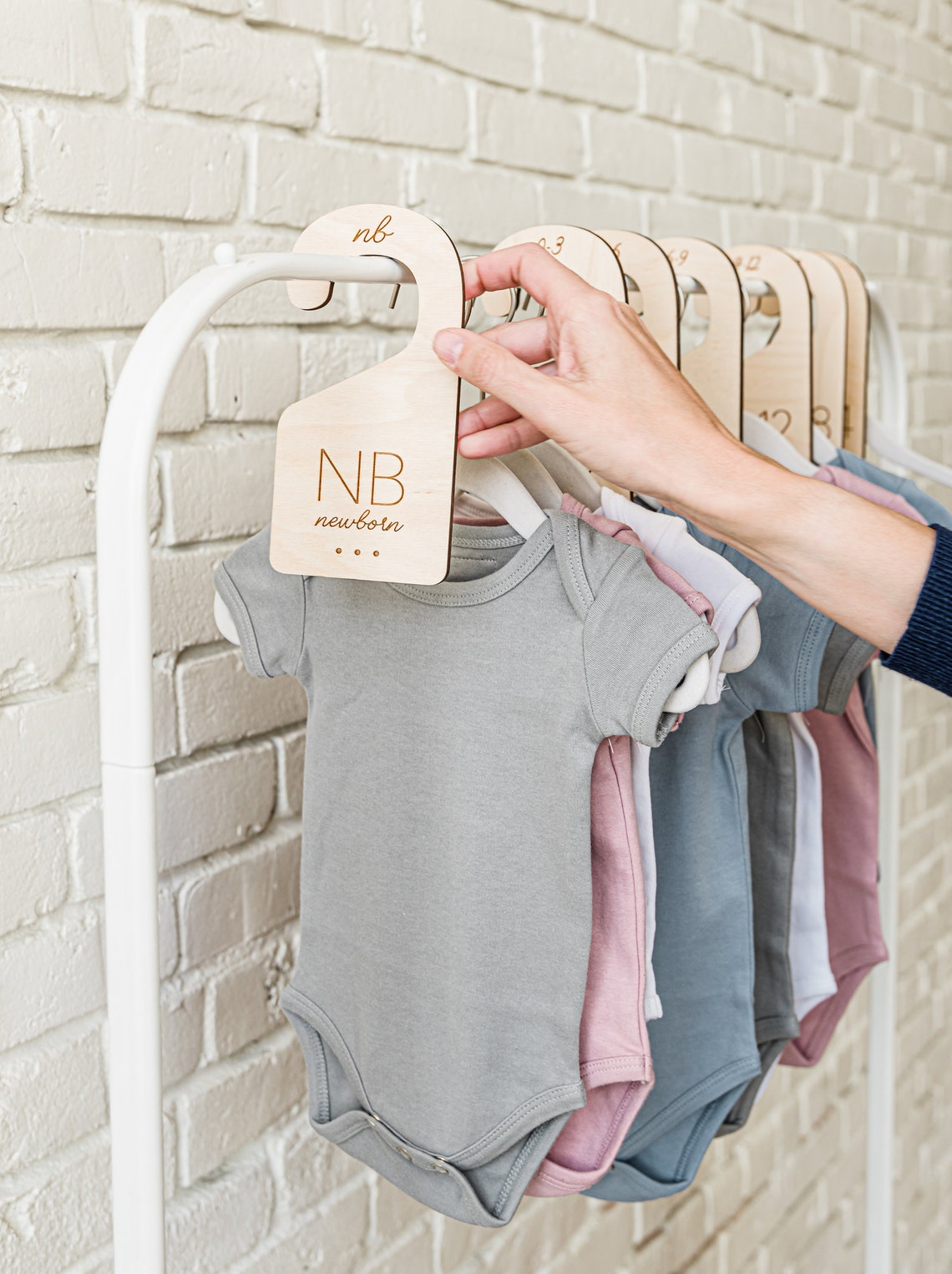 Baby Closet Dividers Handmade Wood Wooden Baby Gifts Etsy