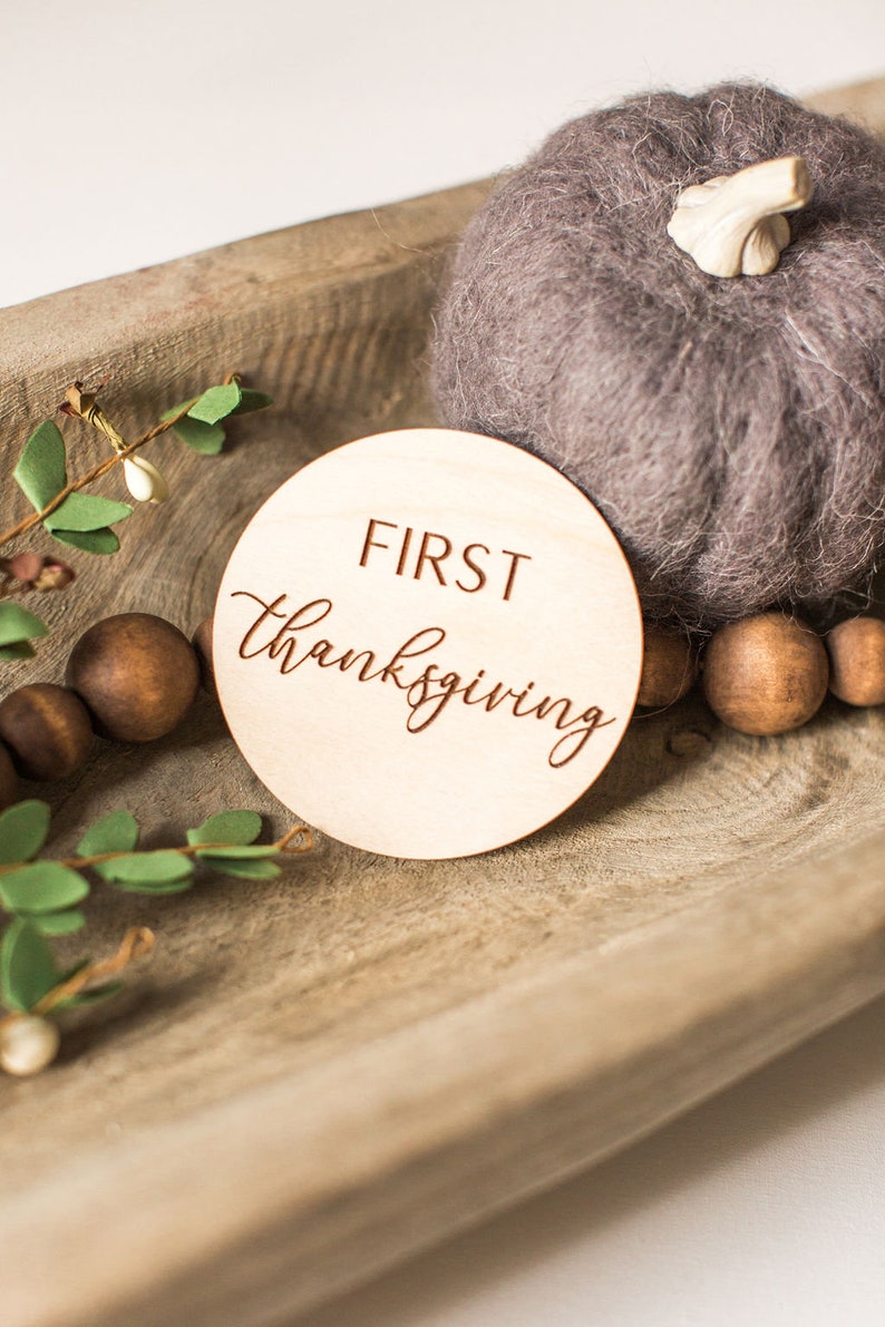 Baby's first holiday, wooden milestone markers, my first holiday discs, baby first holiday milestone, baby photo prop, baby milestone signs image 4