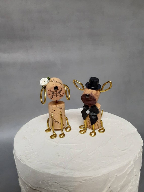 cake with dog decoration