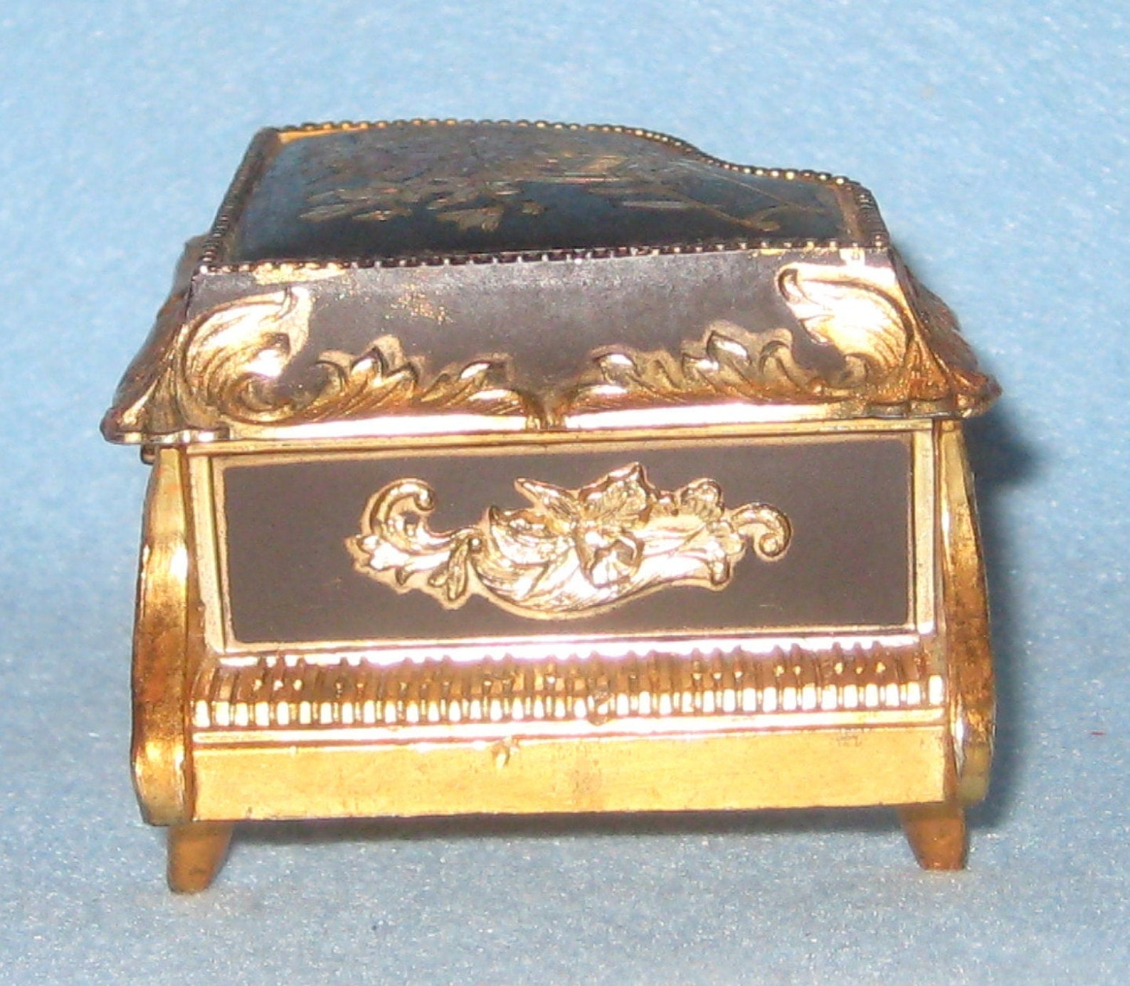 Vintage Schmid Music Box Keepsake Jewelry/Trinket Box The Etsy