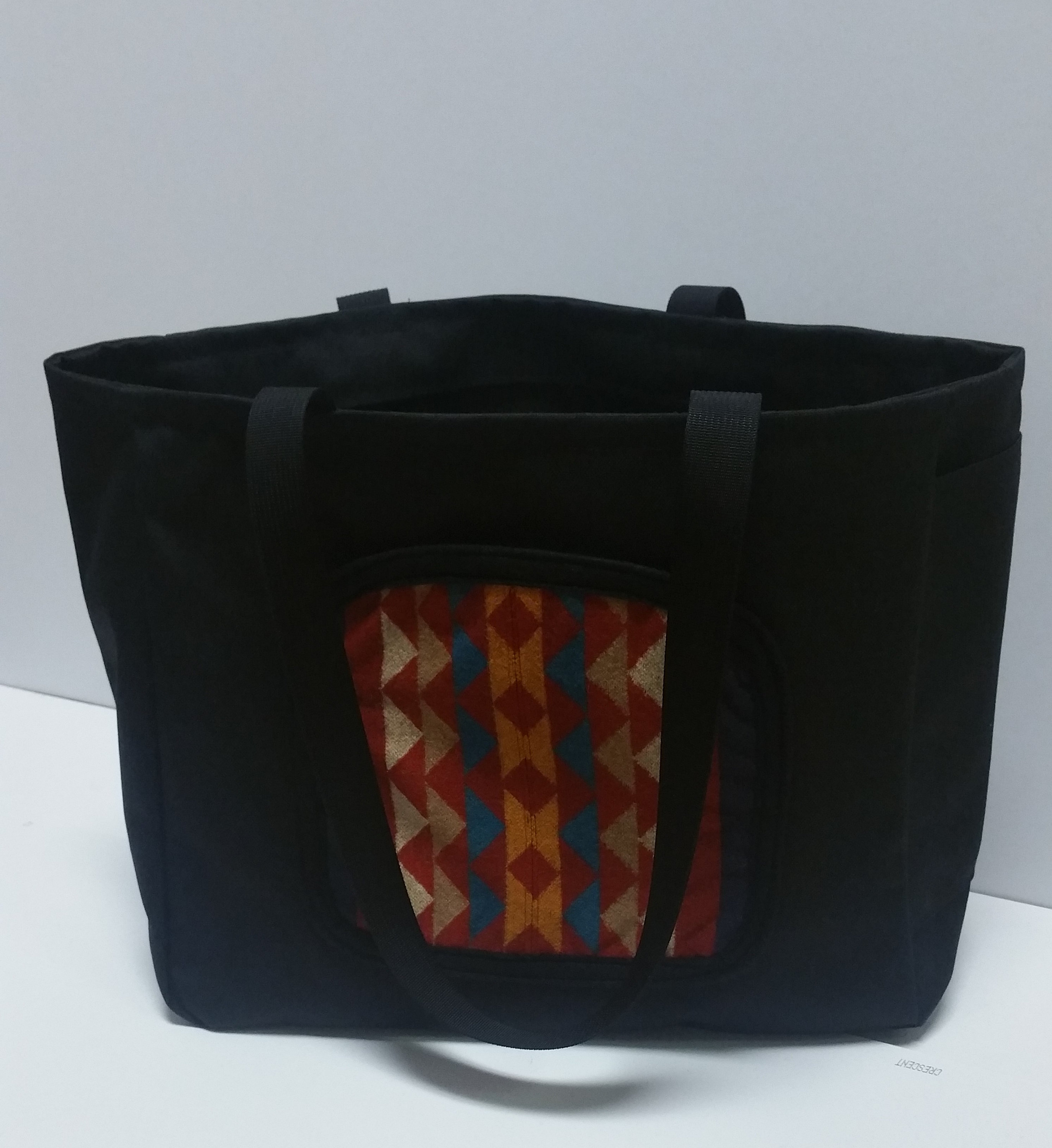 Southwest Carry All Tote Bag With Trade Blanket Pocket Etsy