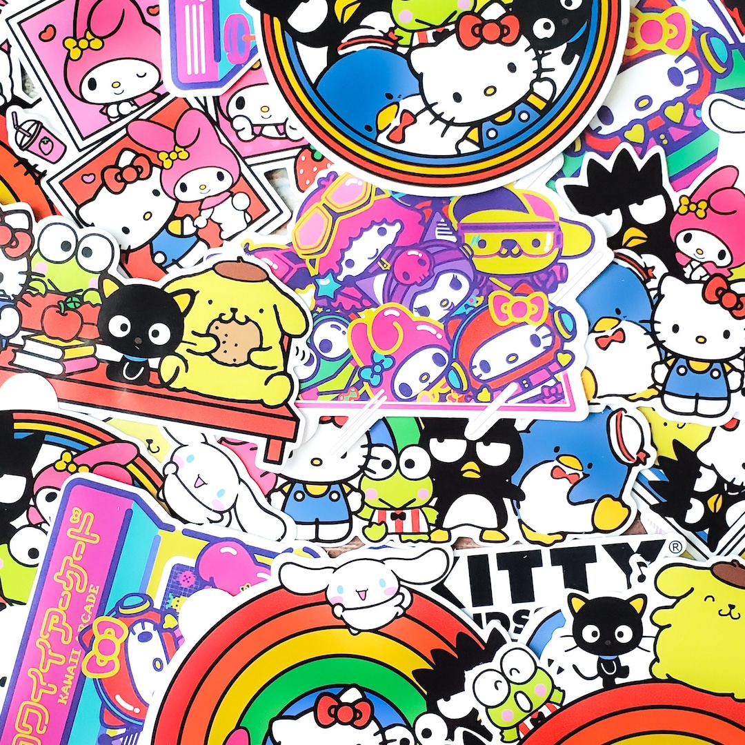 Timer Hello Kitty Sticker Hello Kitty Stickers - Etsy
