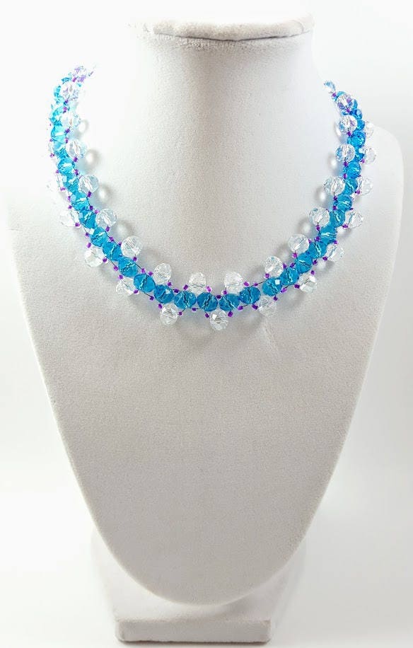 Crystal Choker Necklace Crystal Necklace for Mom Simple Choker Necklace