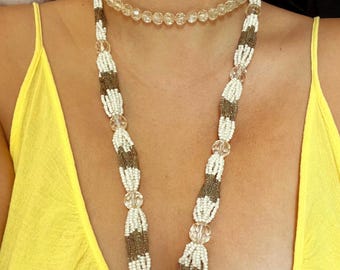 Multi-Strand Pearl Necklace: Elegant Layered Bridal Jewelry | Wrap, Layer, or Single Strand
