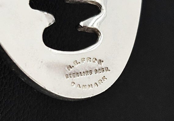 Danish Niels Erik From Abstract Modernist Sterlin… - image 9