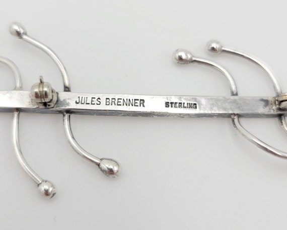 Superb Designer Jules Brenner Sterling Large Biom… - image 5