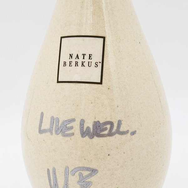 Rare Designer Nate Berkus Autographed Ombre Bud Vase From Design Launch