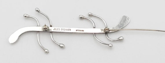 Superb Designer Jules Brenner Sterling Large Biom… - image 4