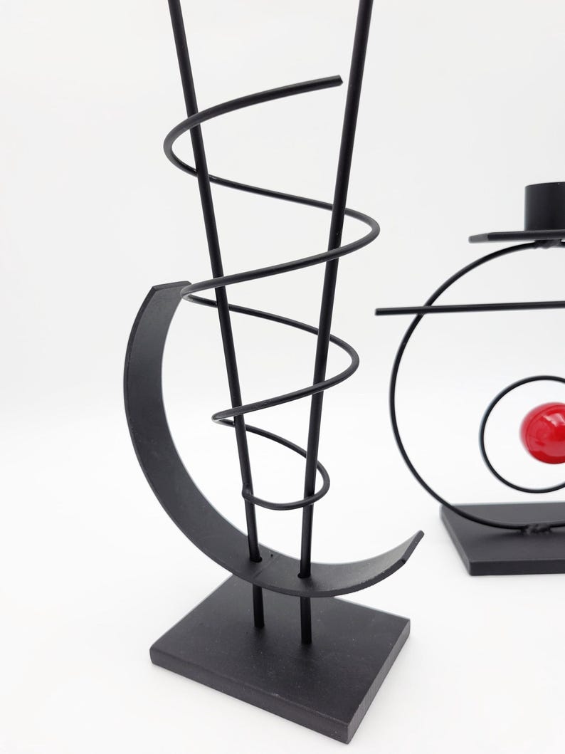 Rick Martin Abstract Modernist Pop Art Memphis Style Clock ...