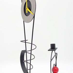 Rick Martin Abstract Modernist Pop Art Memphis Style Clock ...