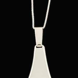 Very RARE Kaj Faale Larsen Norway Sterling Viking Axe Head Necklace 1960&#39;s