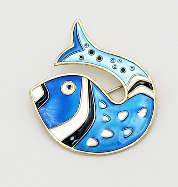 Norwegian Designer David Andersen Sterling Enamel… - image 2