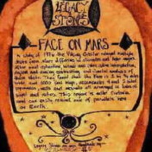 Face on Mars handcrafted Legacy stones rock wall art image 3