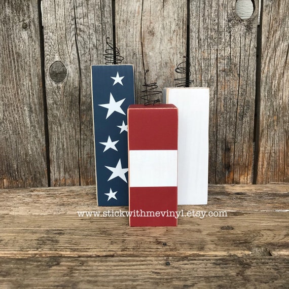 4th Of July Decor Fireworks Wooden Fireworks Fourth Of Etsy