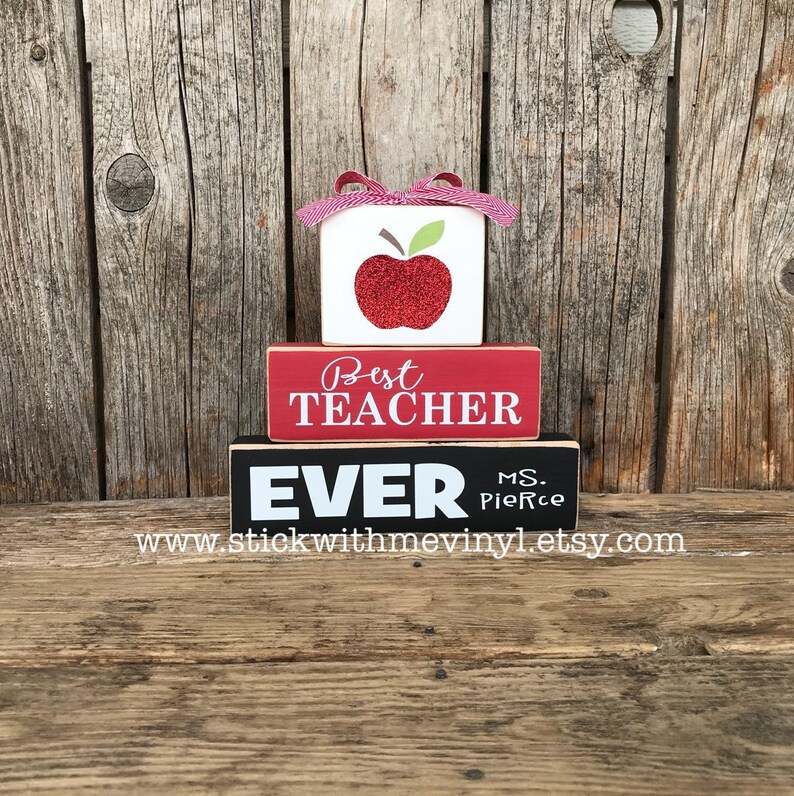 Teacher gifts best teacher ever PERSONALIZED teacher gift Etsy