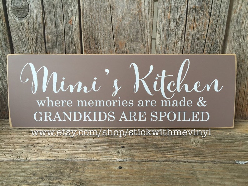 Gift for grandmother Kitchen decor grandmother gift gift Etsy